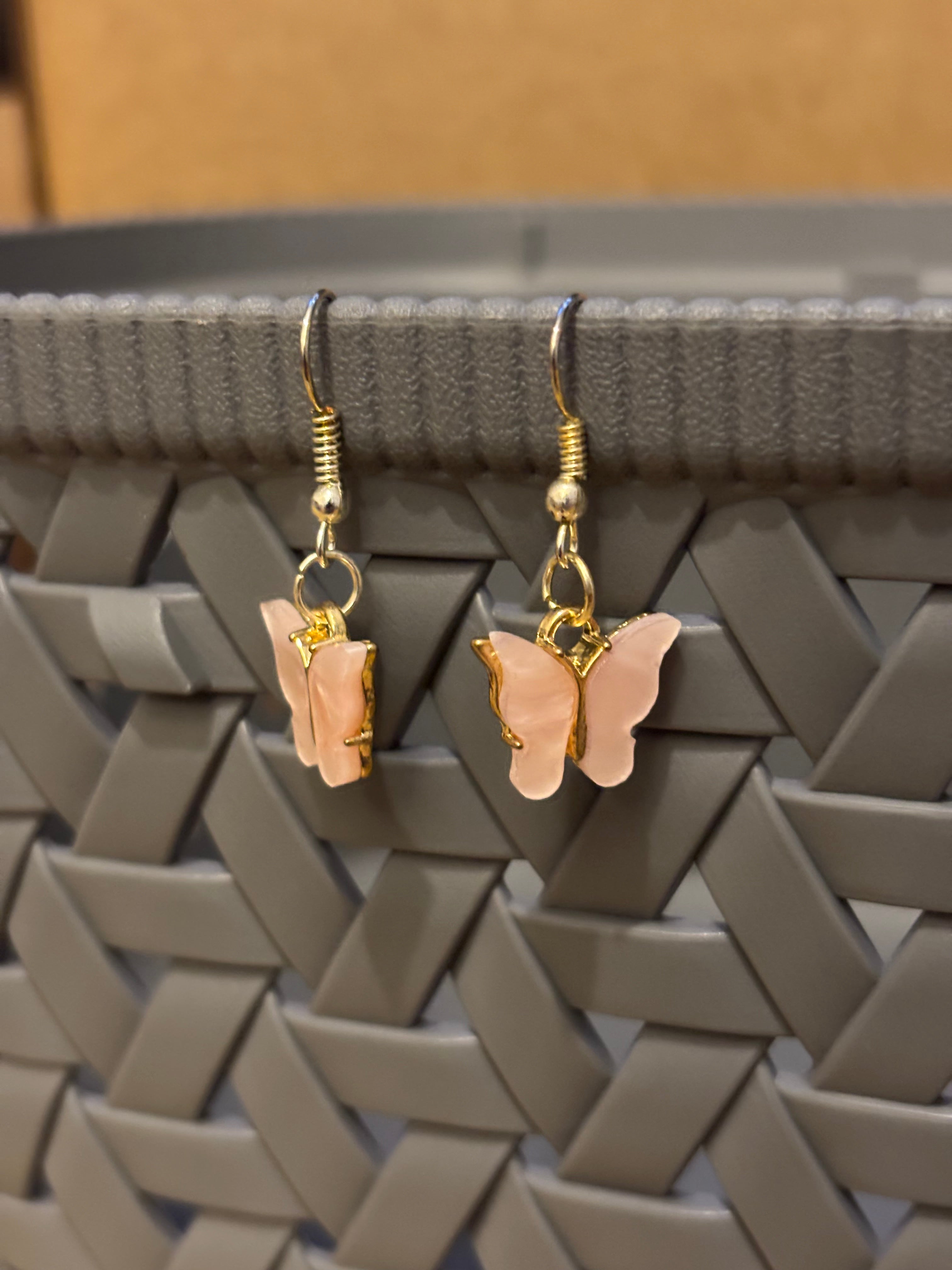 Acrylic Butterfly Earrings