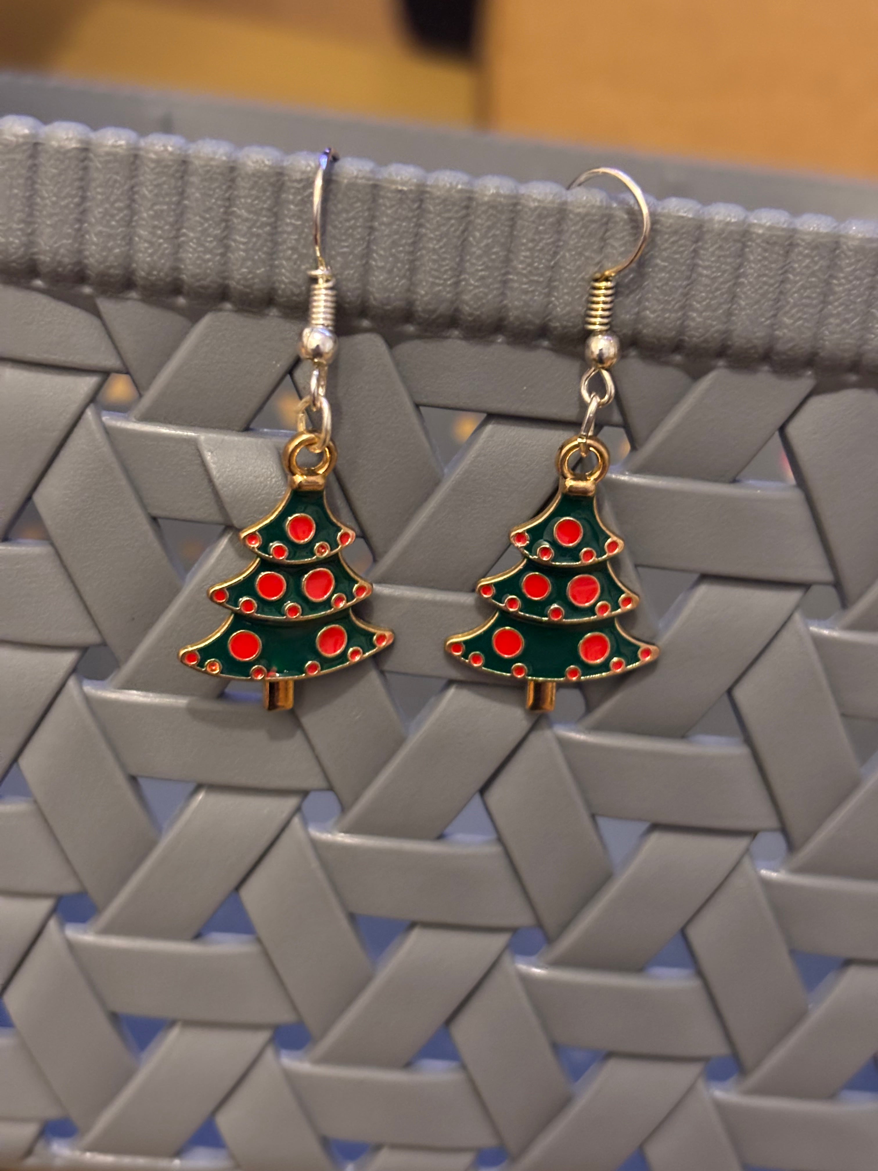 Christmas Tree Earrings