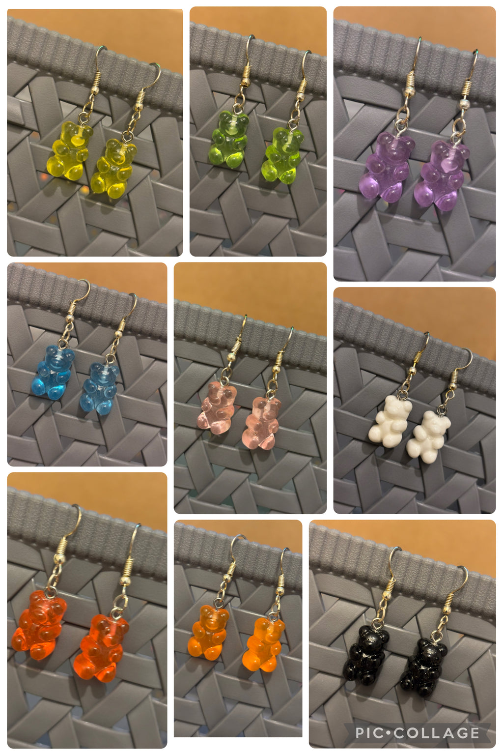 Gummy Bear Earrings