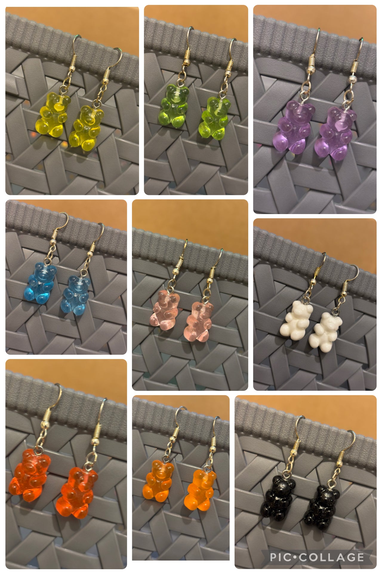 Gummy Bear Earrings