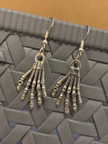 Skeleton Hand Earrings