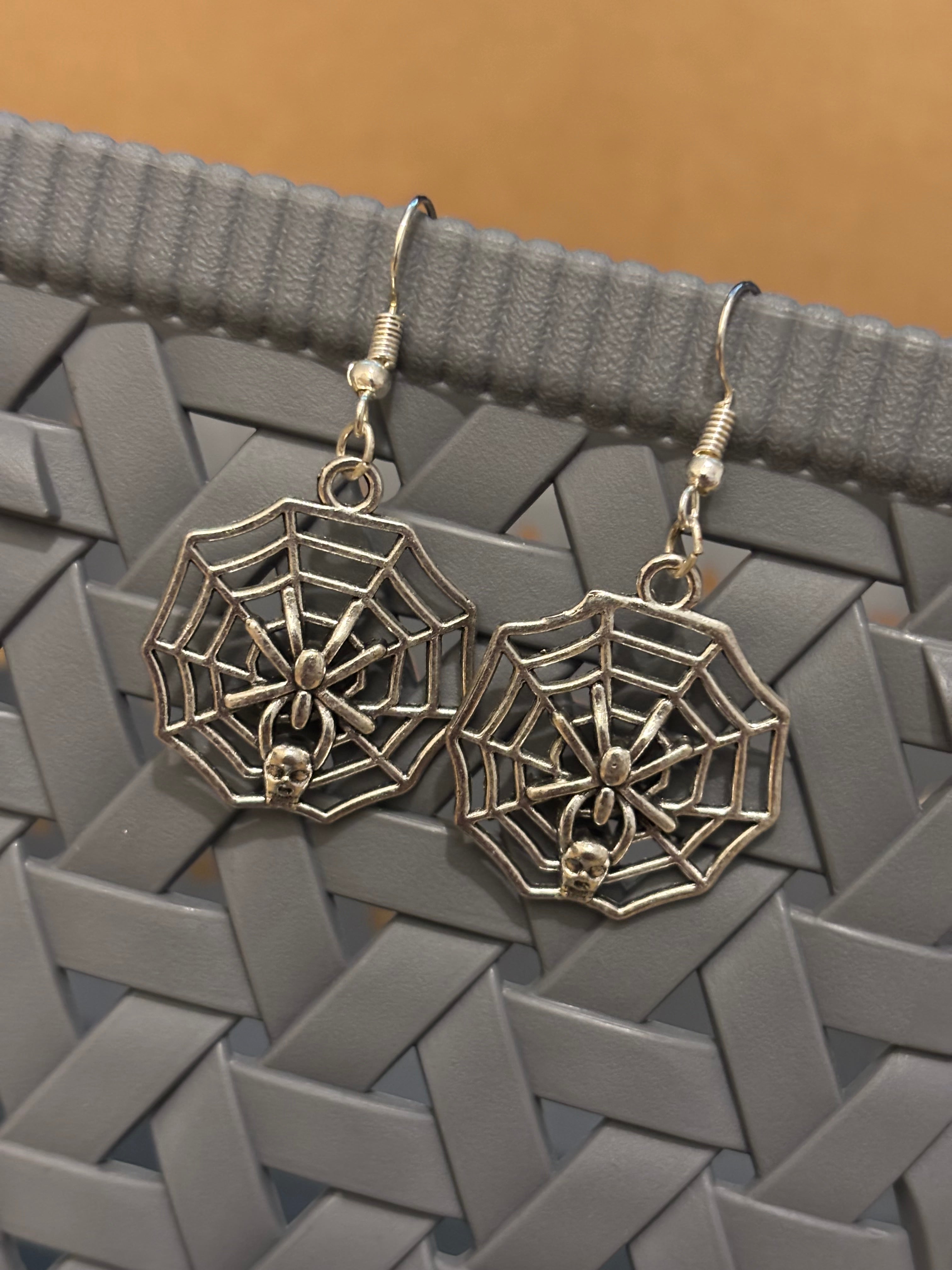 Spooky Spider Earrings