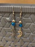 Half Moon And Bead A Earrings