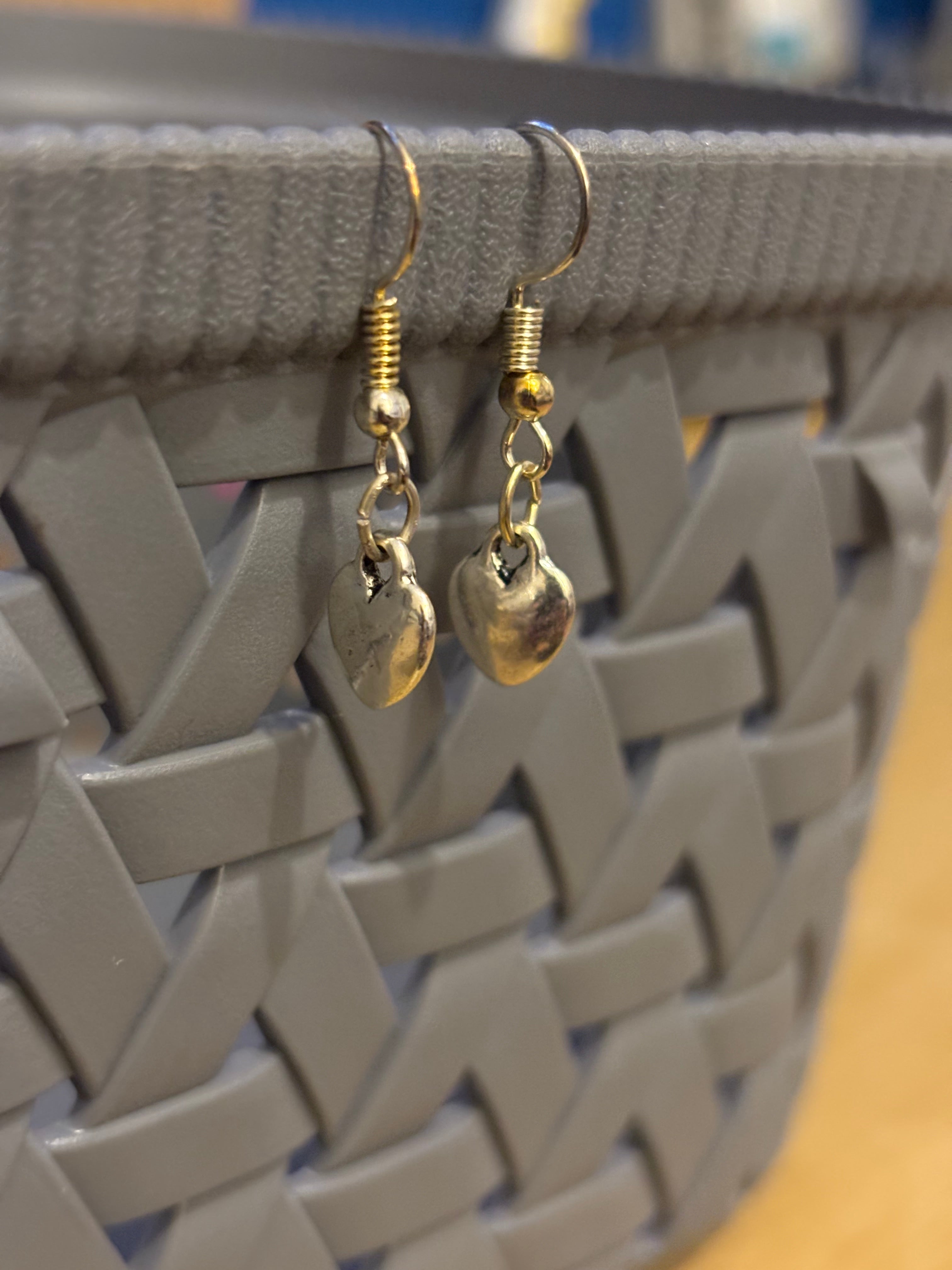 Silver Heart Earrings