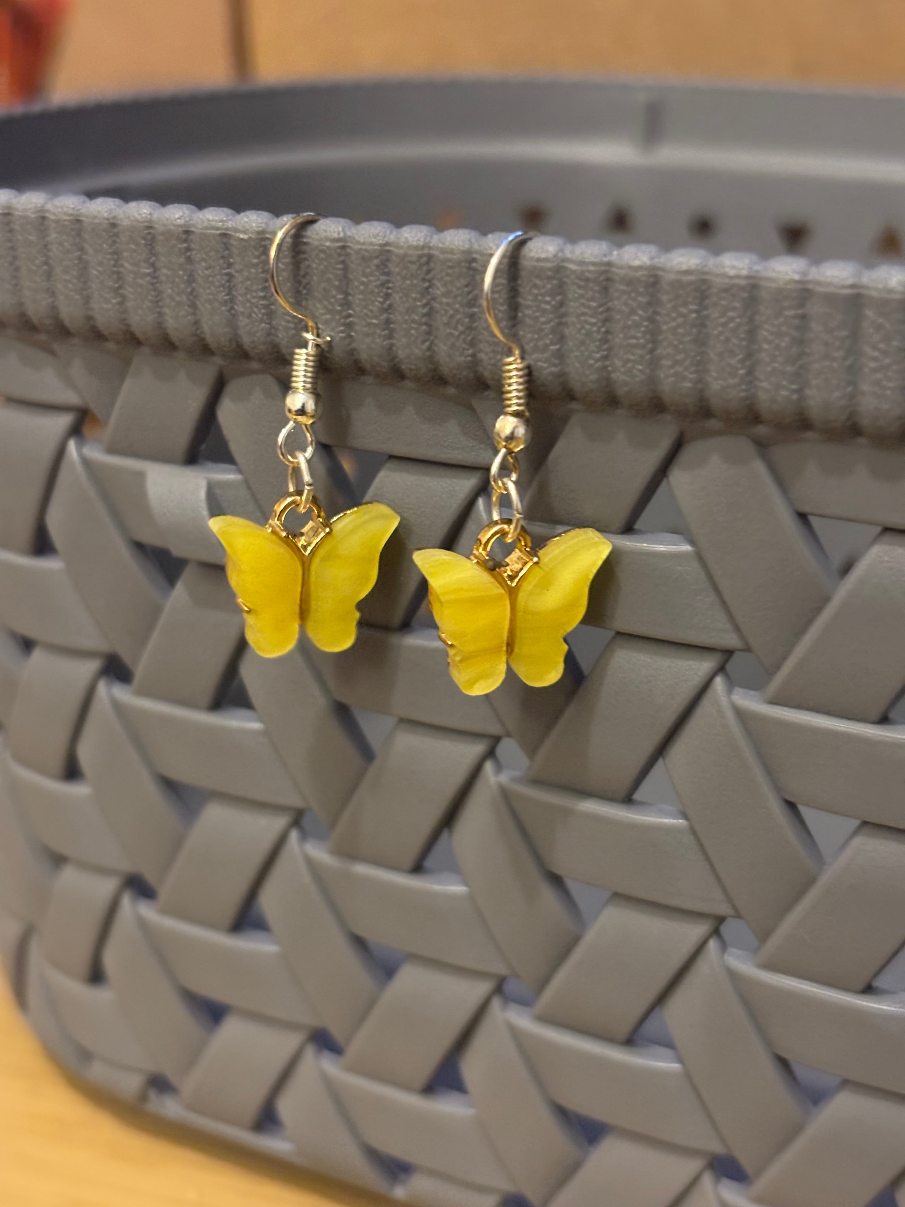 Acrylic Butterfly Earrings