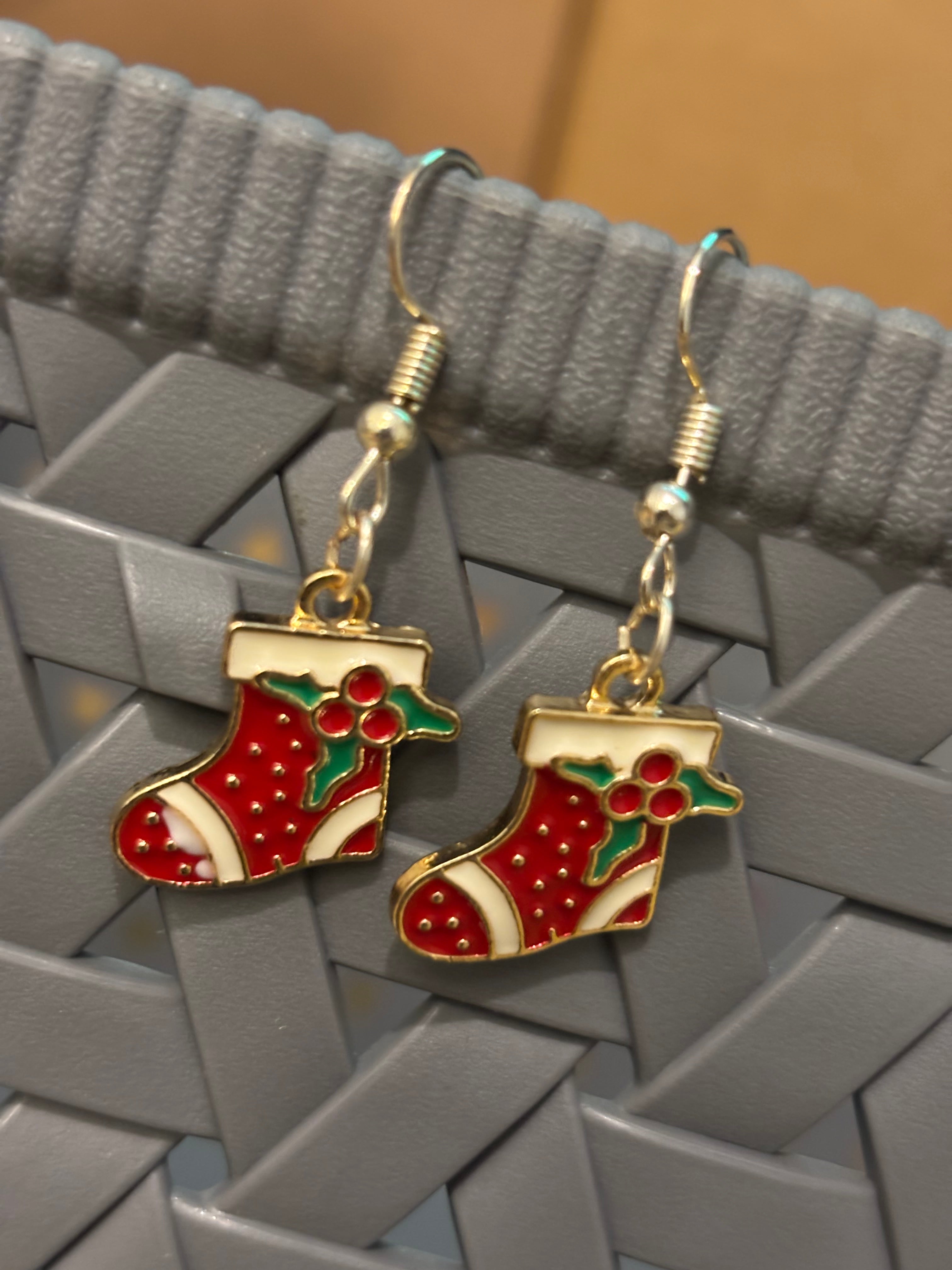 Christmas Stocking Earrings