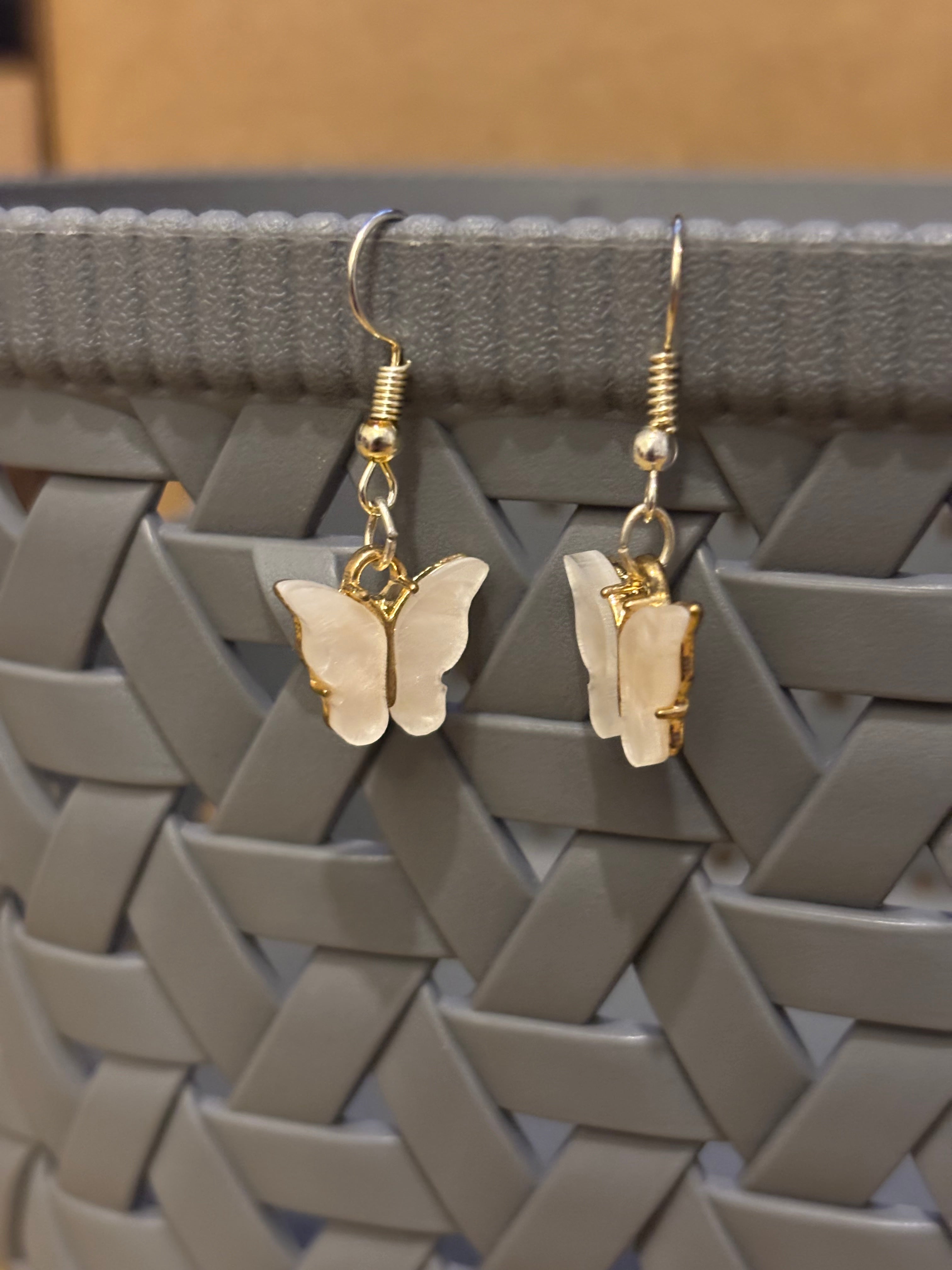 Acrylic Butterfly Earrings