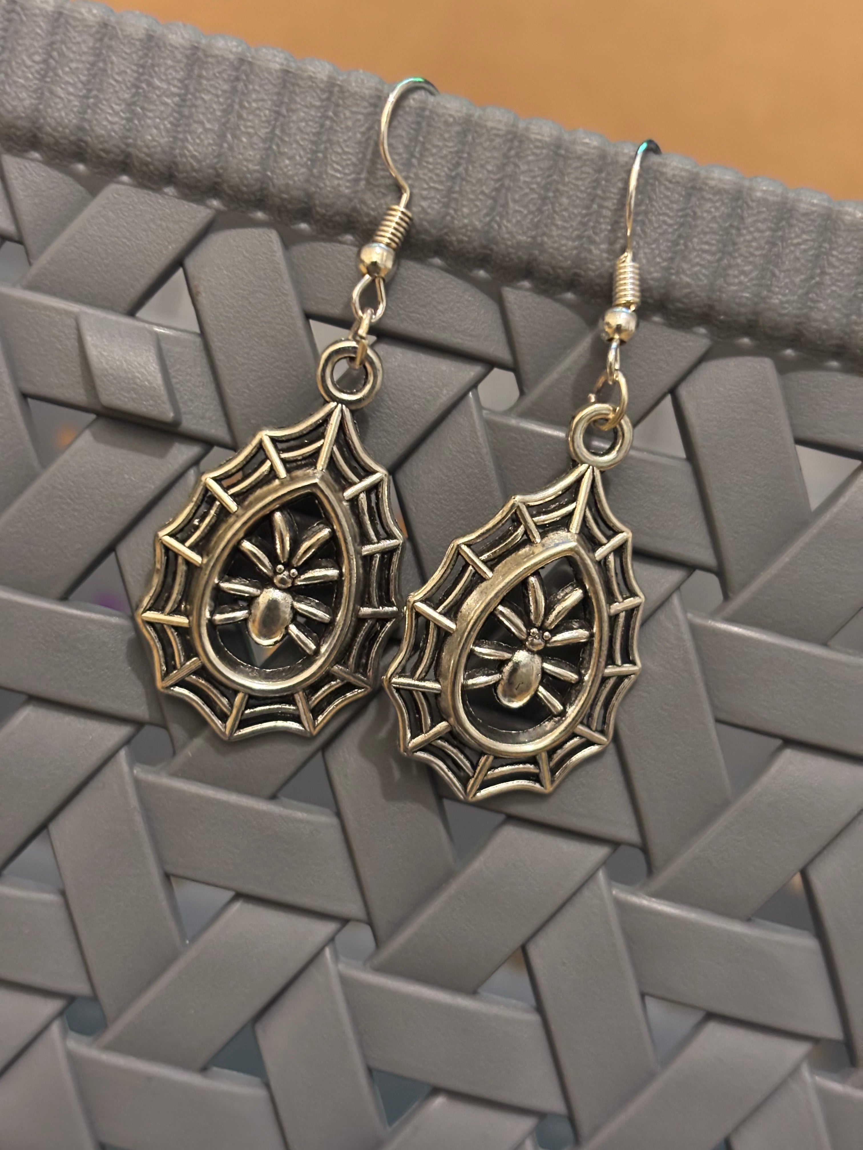 Spooky Spider Earrings