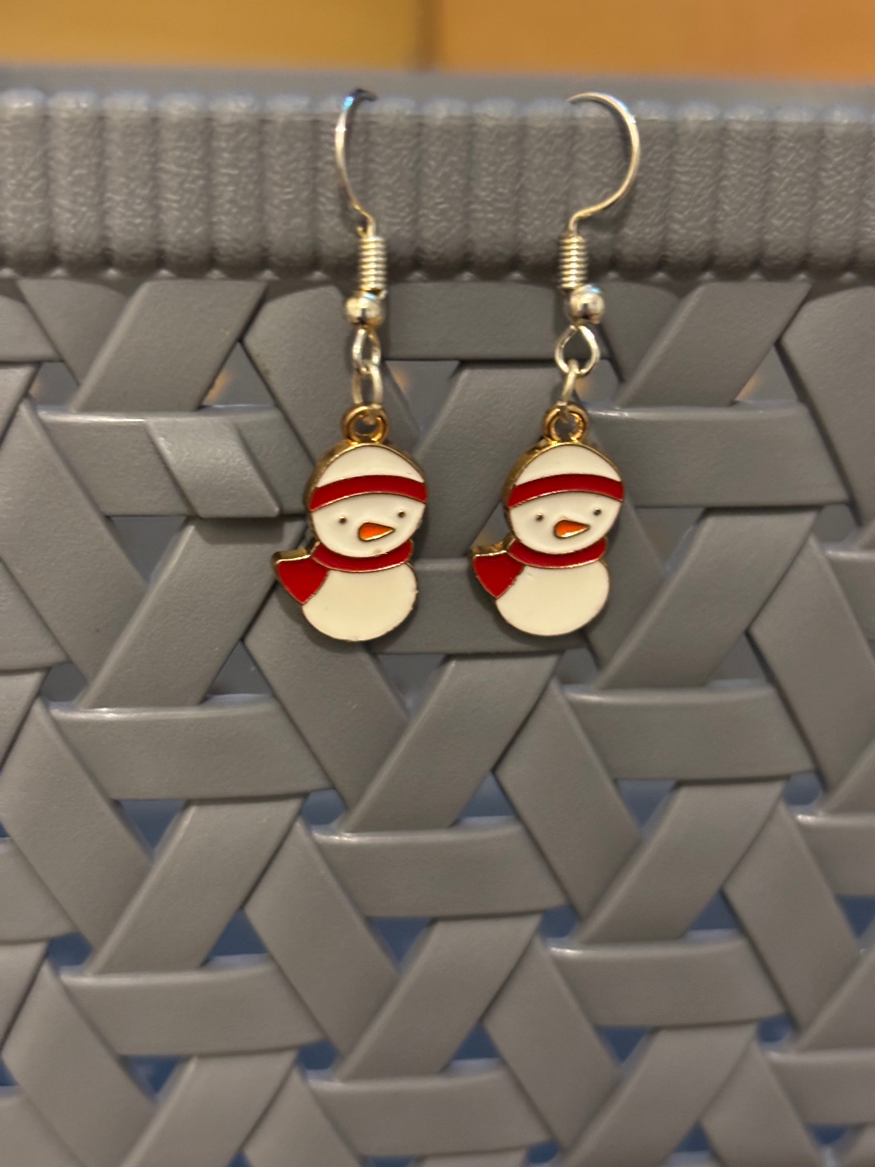 Christmas Penguin Earrings