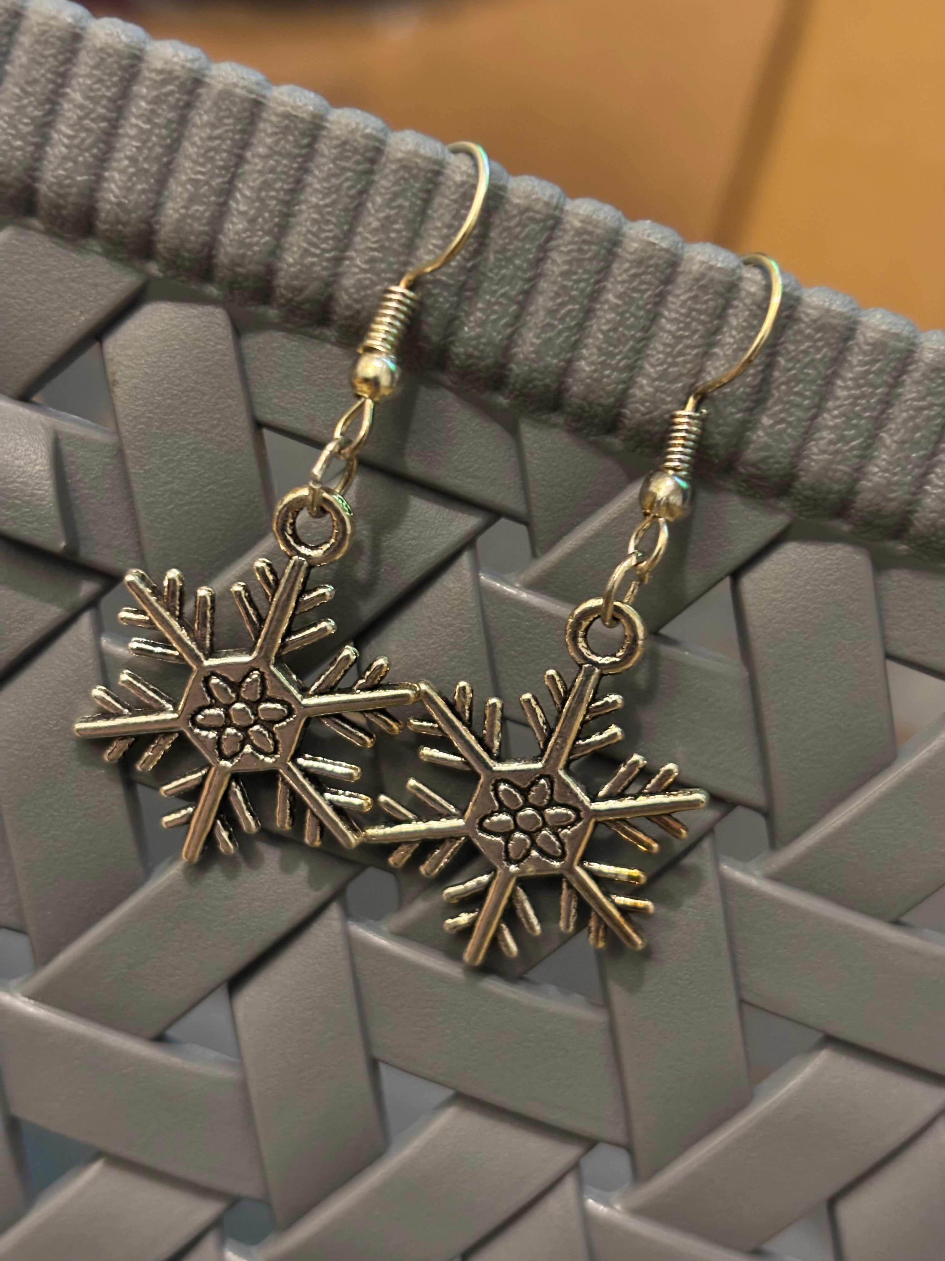 Christmas Snowflake Earrings