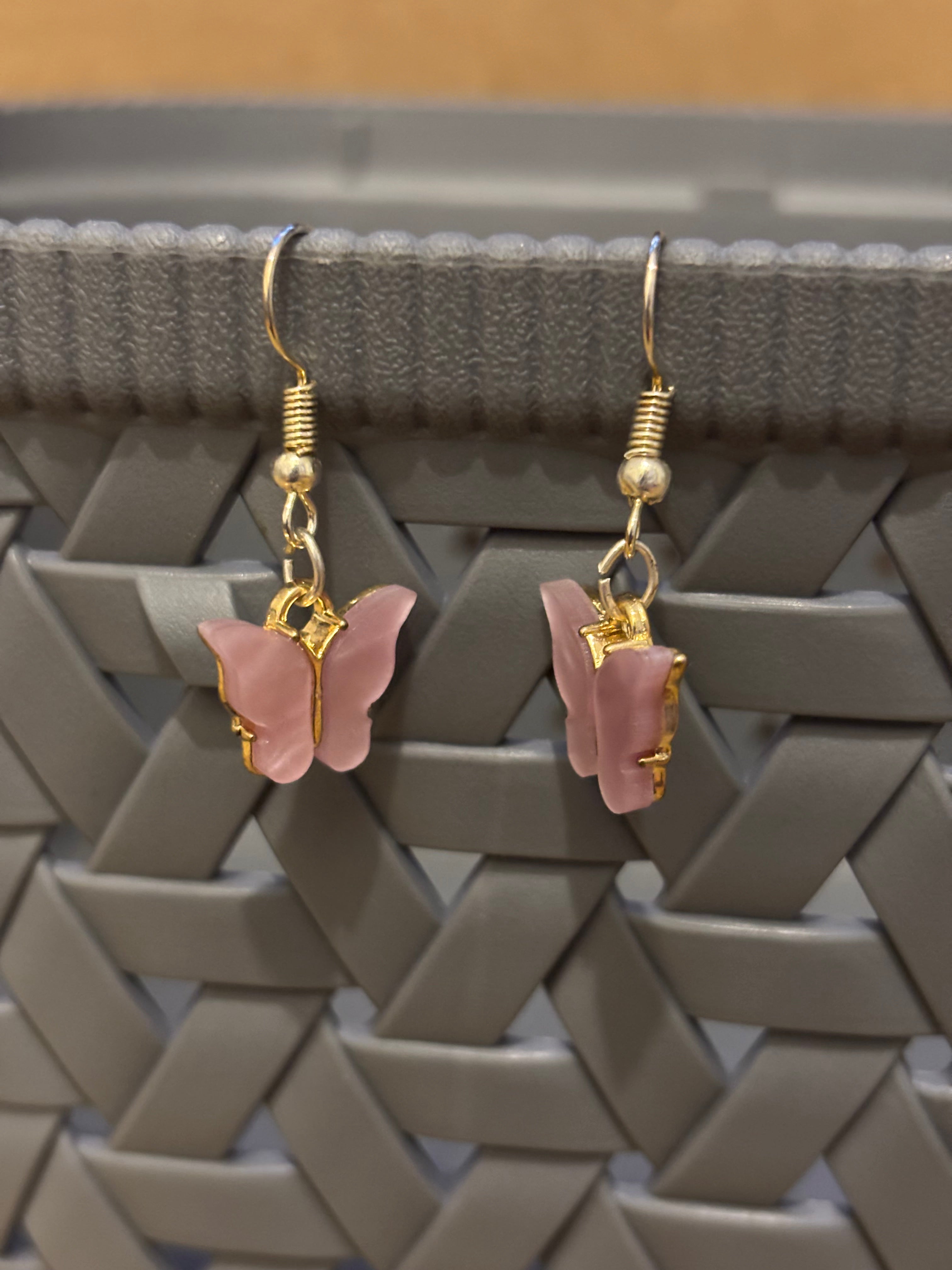 Acrylic Butterfly Earrings