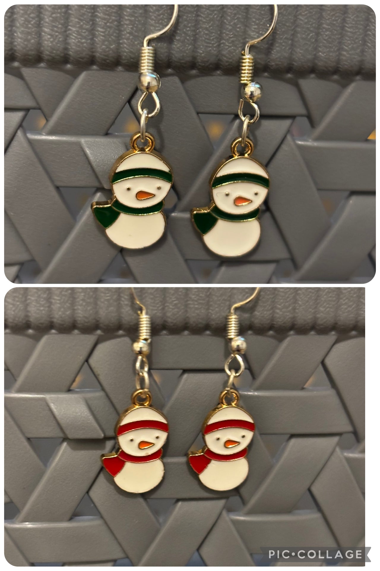 Christmas Penguin Earrings