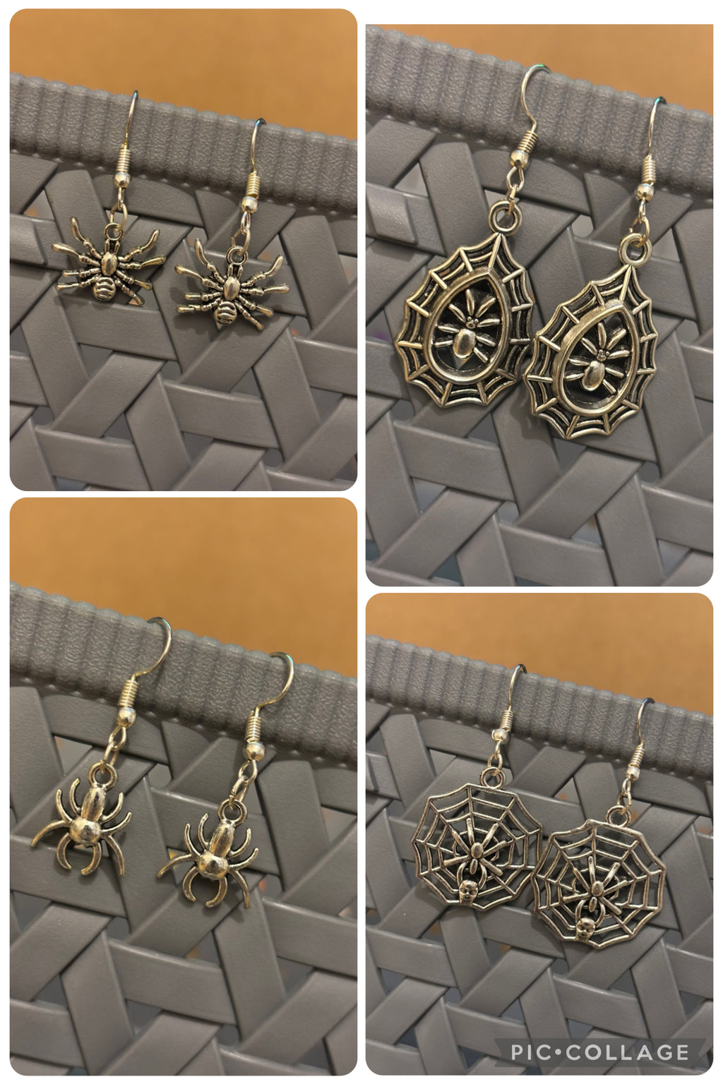 Spooky Spider Earrings